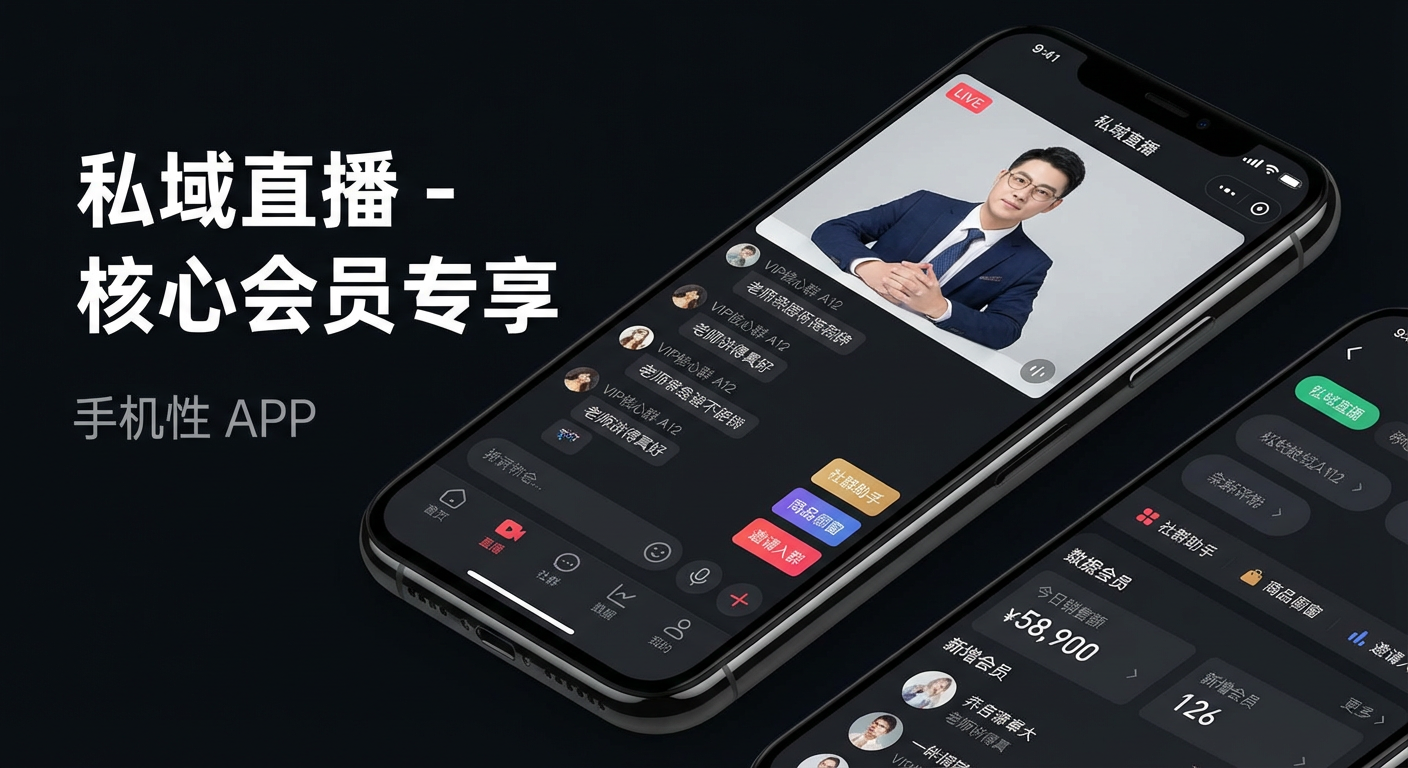 私域直播系统源码 私域直播系统源码