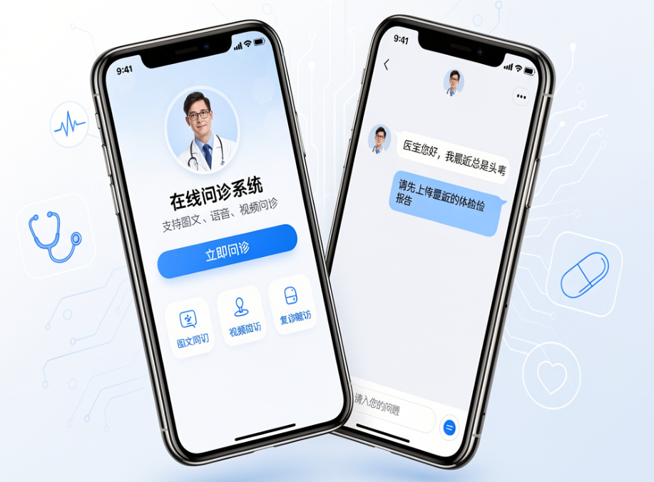 万岳在线问诊系统源码