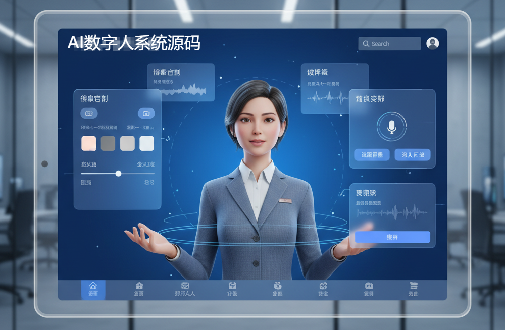 万岳AI数字人系统源码