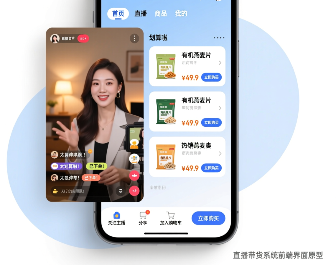 直播带货系统源码 直播带货系统源码